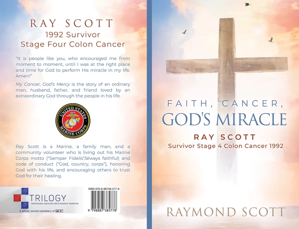 Front and Back Cover of Faith, Cancer, God's Miracle