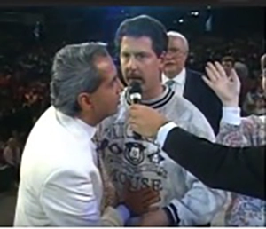 Ray Scott being healed at the Miracle Healing Crusade in Sacramento